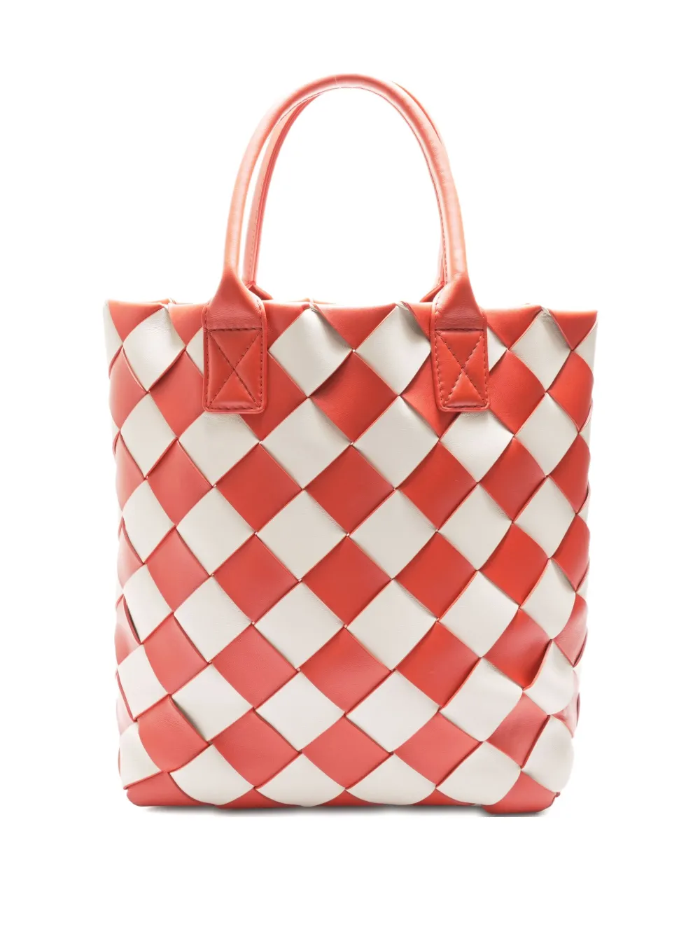 Bottega Veneta Pre-Owned 2020-2025 Cabat Intrecciato tote bag | Red | Image 1