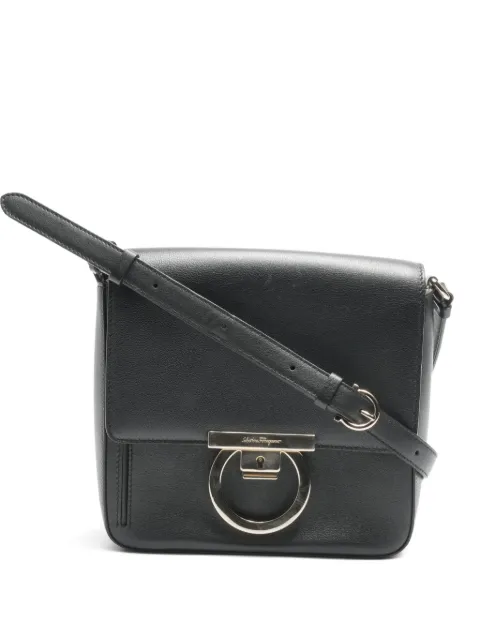 Ferragamo Pre-Owned 2000-2020 Ganchini leather shoulder bag