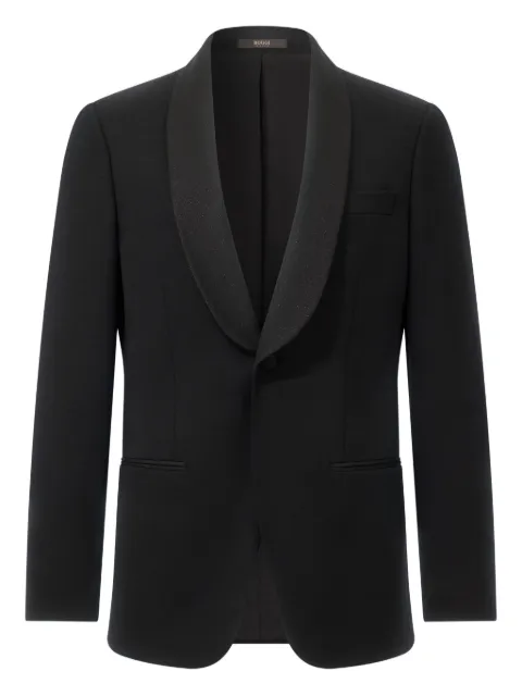 Boggi Milano blazer con botones y solapas de esmoquin