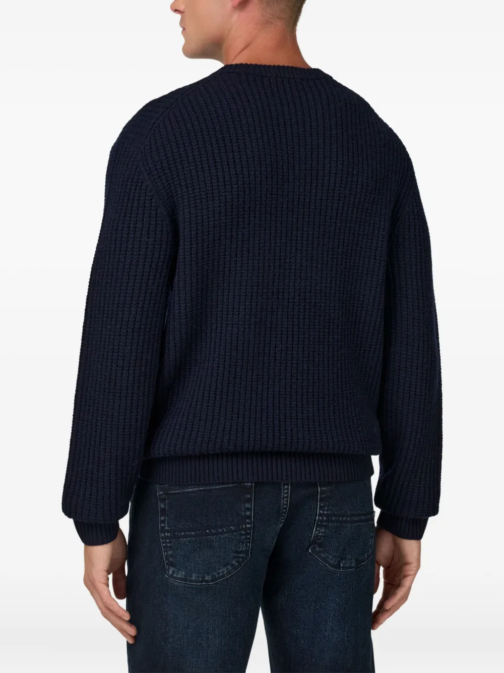 Boggi Milano Trui met ronde hals Blauw