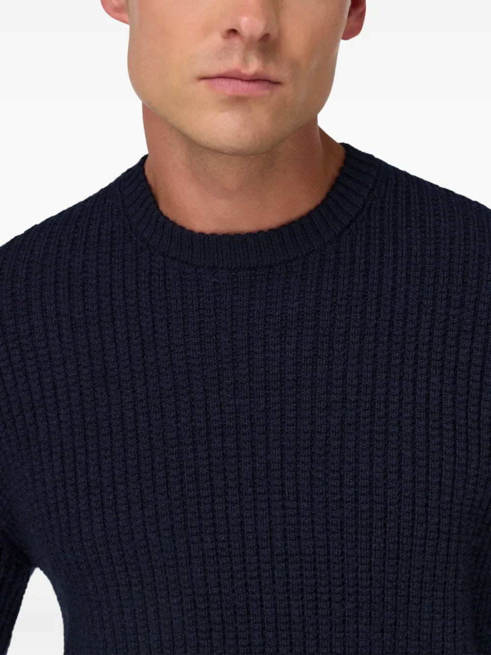 Boggi Milano Trui met ronde hals Blauw