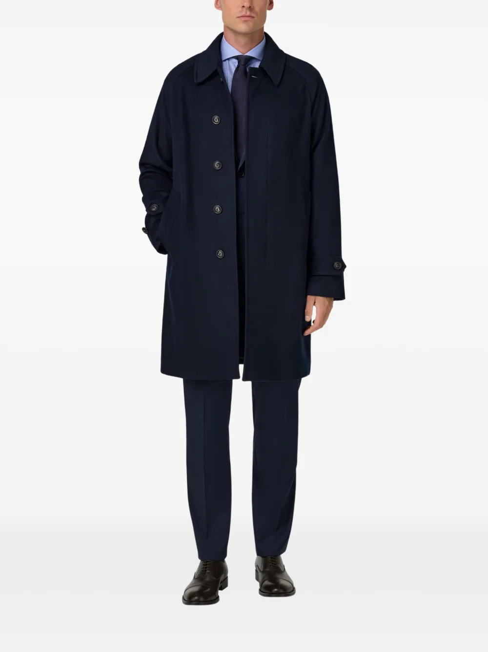 Boggi Milano raglan-sleeves single-breasted coat | Single Breasted Coats | Image 2