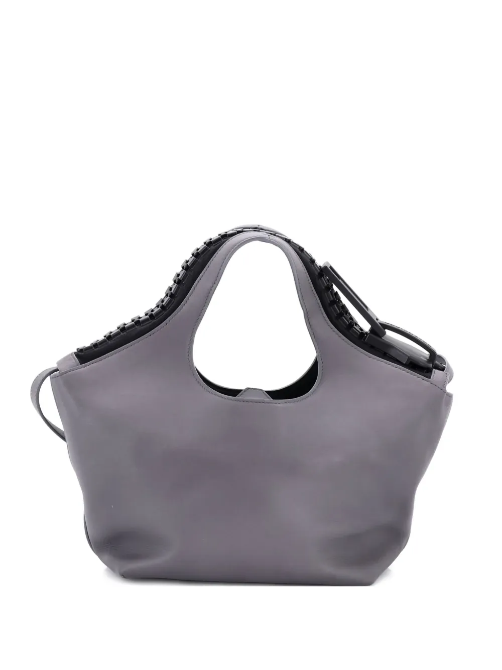Balenciaga Pre-Owned Megazip Leather Small tote bag - グレー Balenciaga Pre-Owned Megazip Leather Small tote bag - グレー