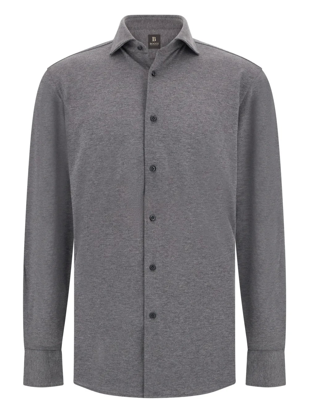 Boggi Milano camisa con cuello cerrado | gris | Image 1