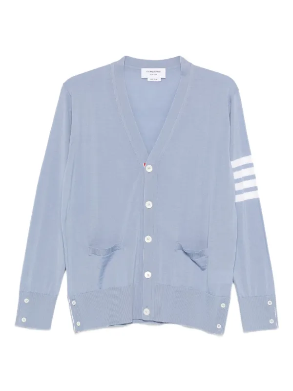 Thom Browne 水色のニットカーディガン 【公式通販】