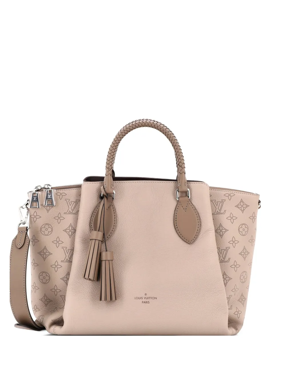 Louis Vuitton Pre-Owned Haumea Handbag Mahina Leather satchel - ニュートラル