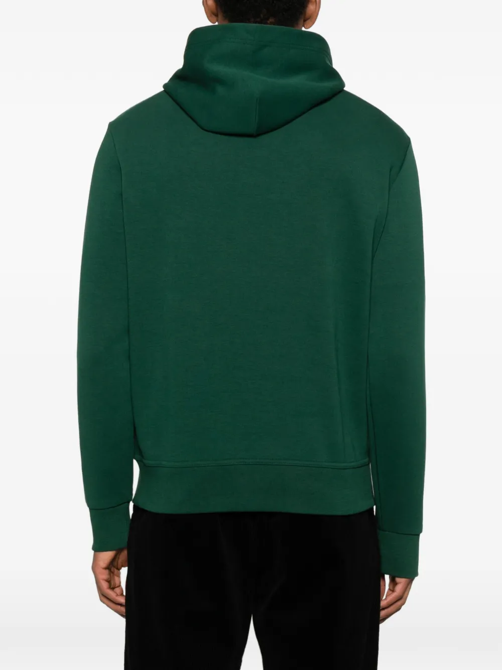 Polo Ralph Lauren Logo-embroidered Hoodie In Green
