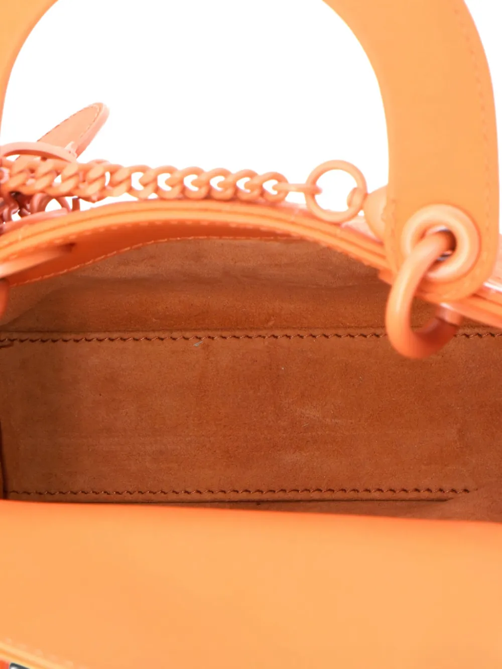 Pre-owned Dior Ultra Matte Lady Chain Bag Cannage Quilt Calfskin Mini Shoulder Bag