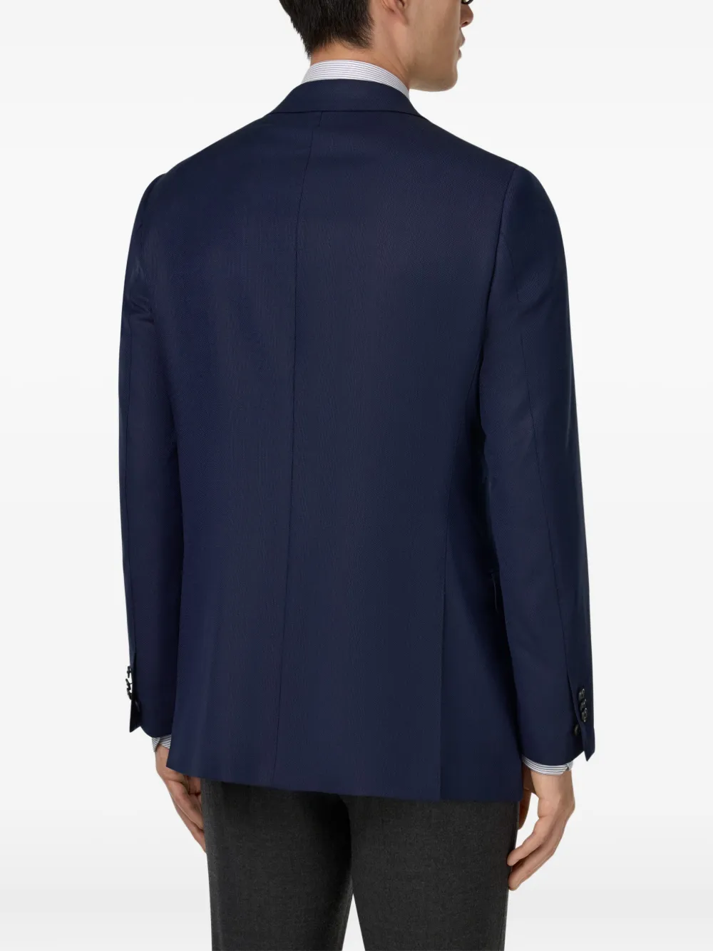 Boggi Milano Blazer met enkele rij knopen Blauw