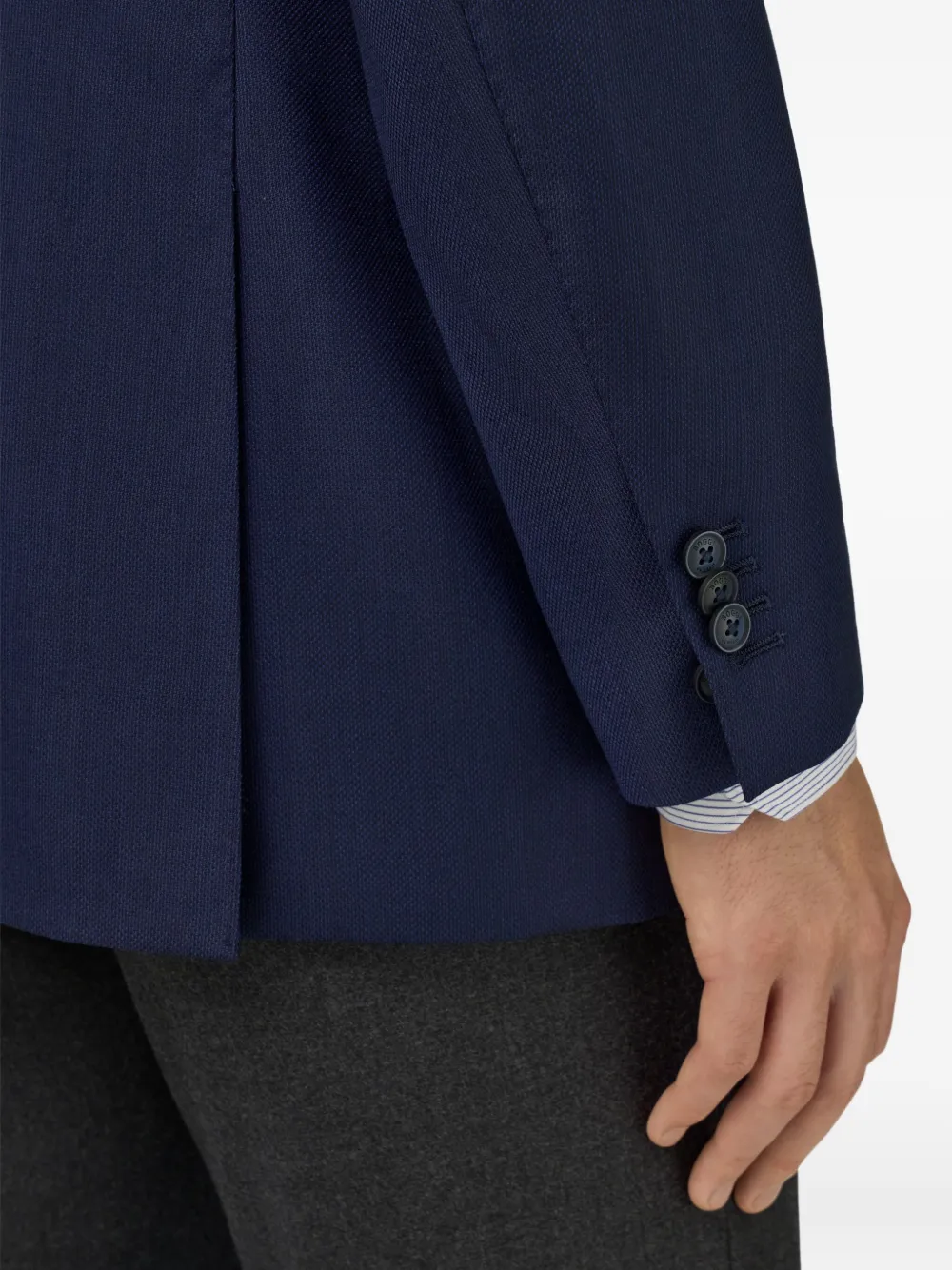 Boggi Milano Blazer met enkele rij knopen Blauw