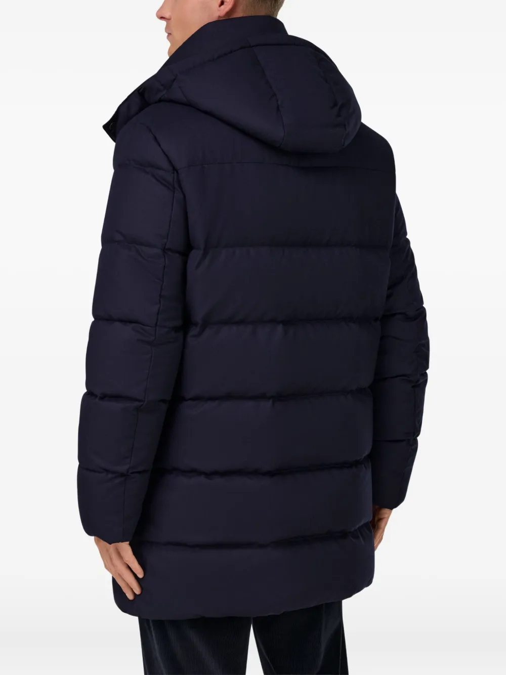 Boggi Milano Gewatteerde jas Blauw