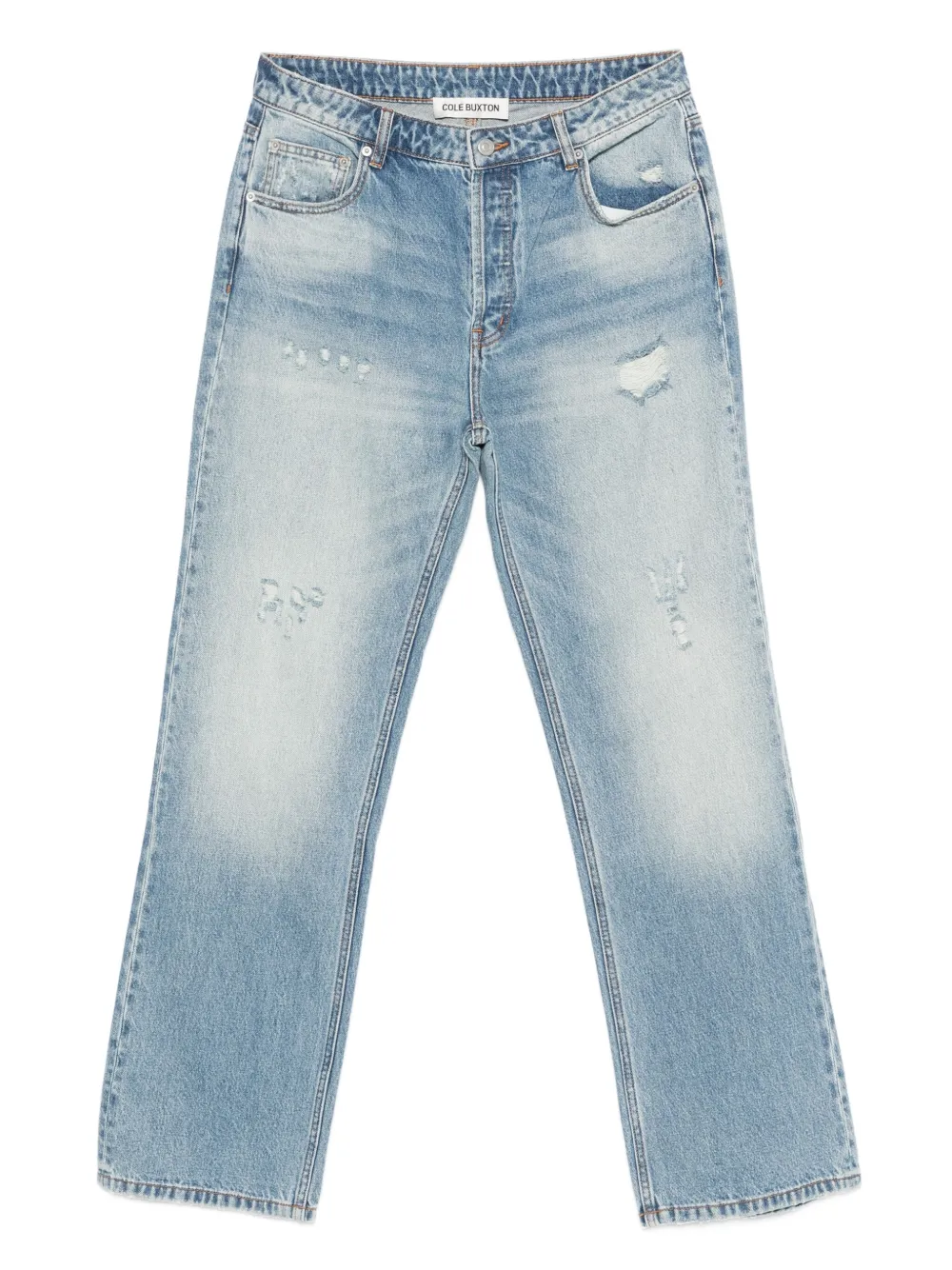 COLE BUXTON distressed denim jeans | Blue | Image 1
