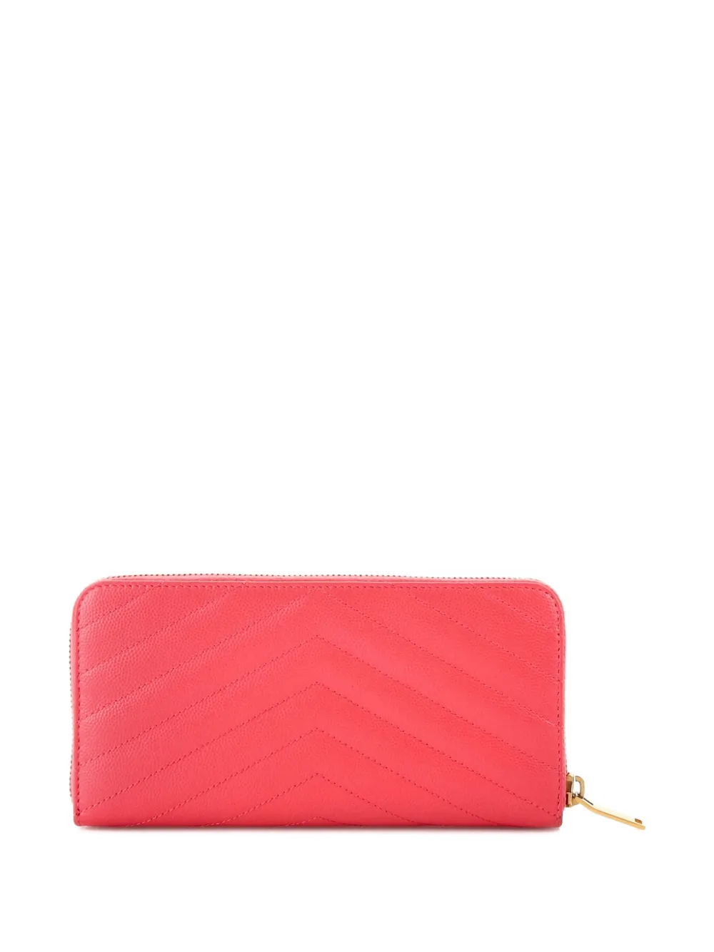 Saint Laurent Pre-Owned Classic Monogram Zip Around Wallet Matelasse Chevron Leather small wallets | Image 2