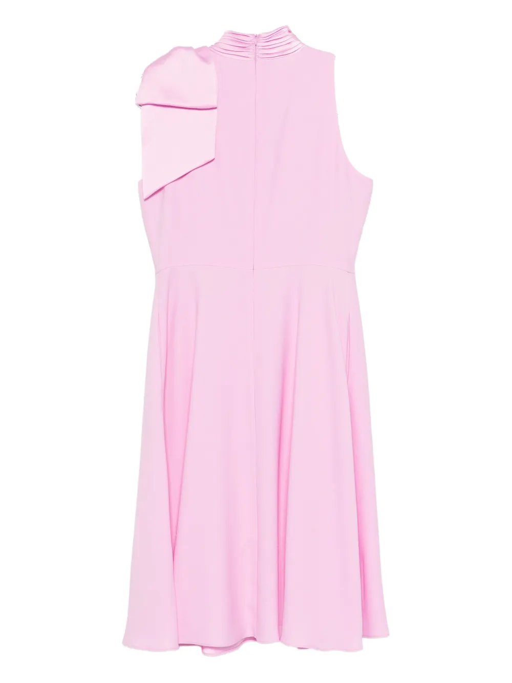 ELIZA J bow-detail midi dress - Roze