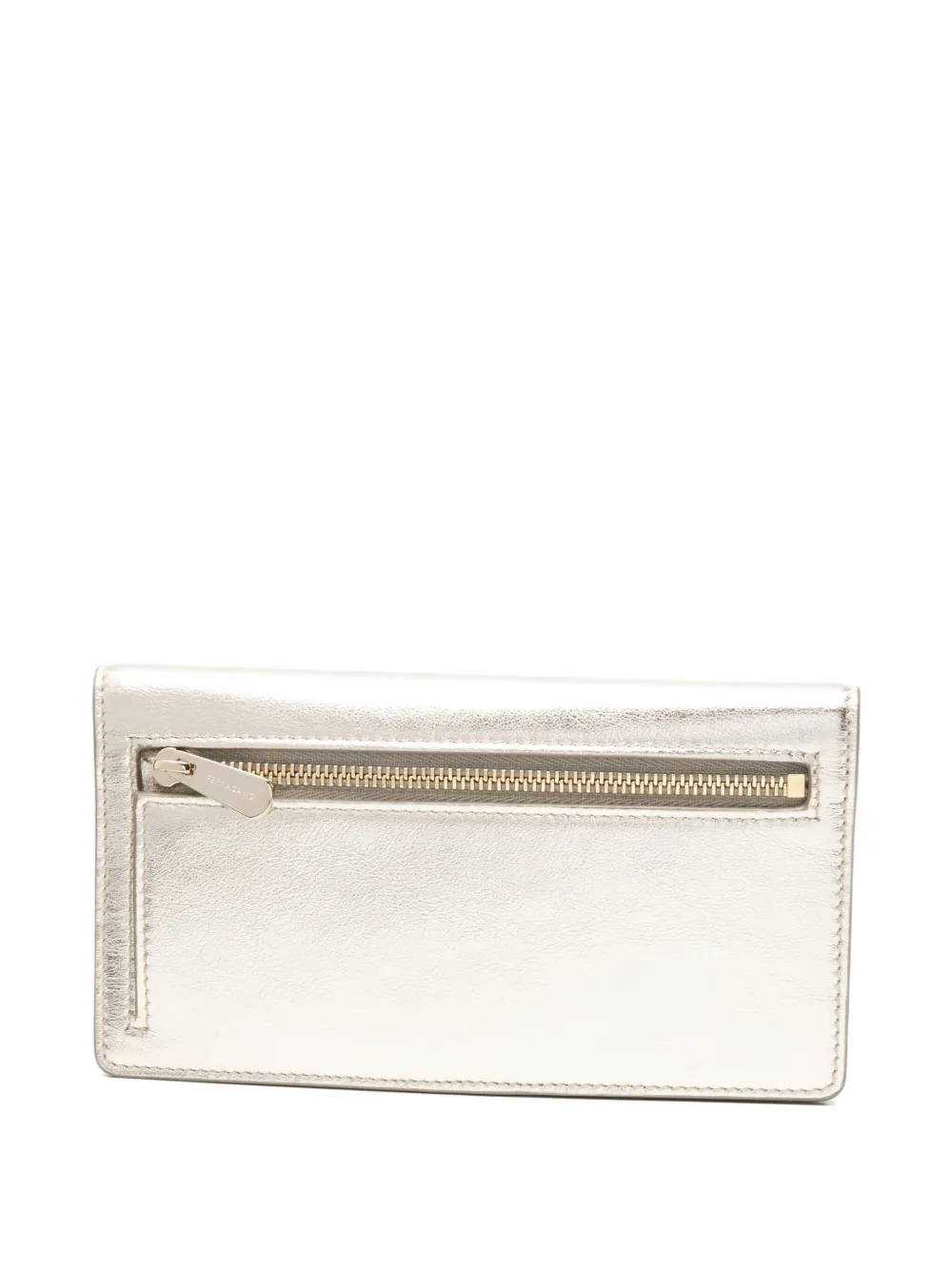 Ferragamo Gancini zip-fastwning wallet - Goud