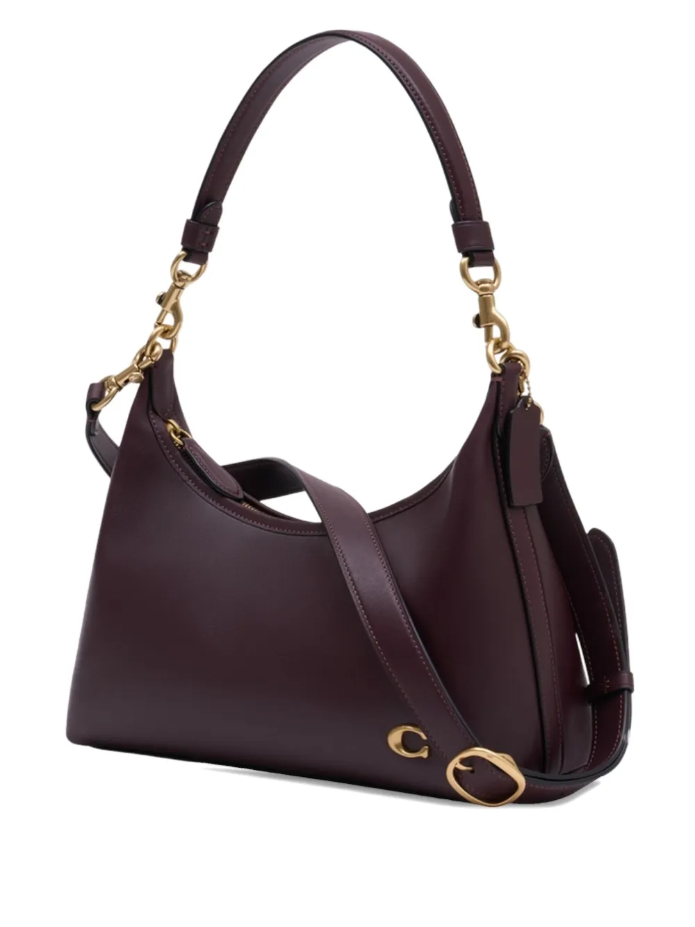 Coach Juliet Leather Shoulder Bag In Purple