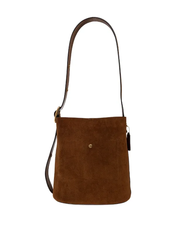 Coach レザー ストラップ ハンドバッグ | ブラウン | FARFETCH JP