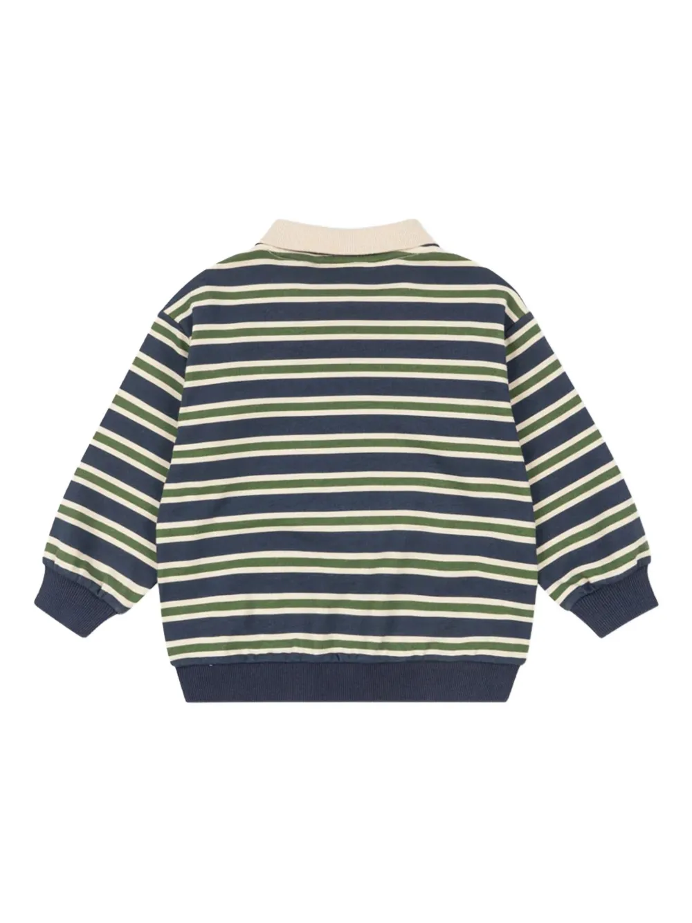 Konges Sløjd striped-pattern polo shirt - Blauw