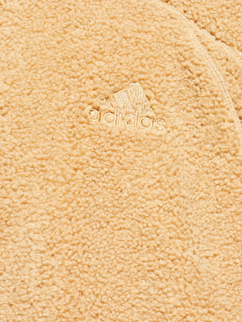 adidas Borg Fleece Teamgeist sweater met rits Beige