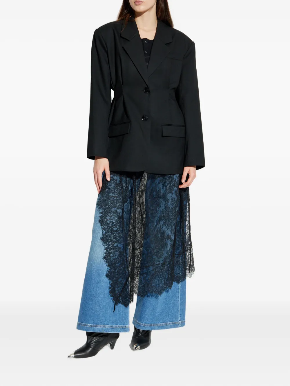 MUNTHE Rocco lace dress - Zwart