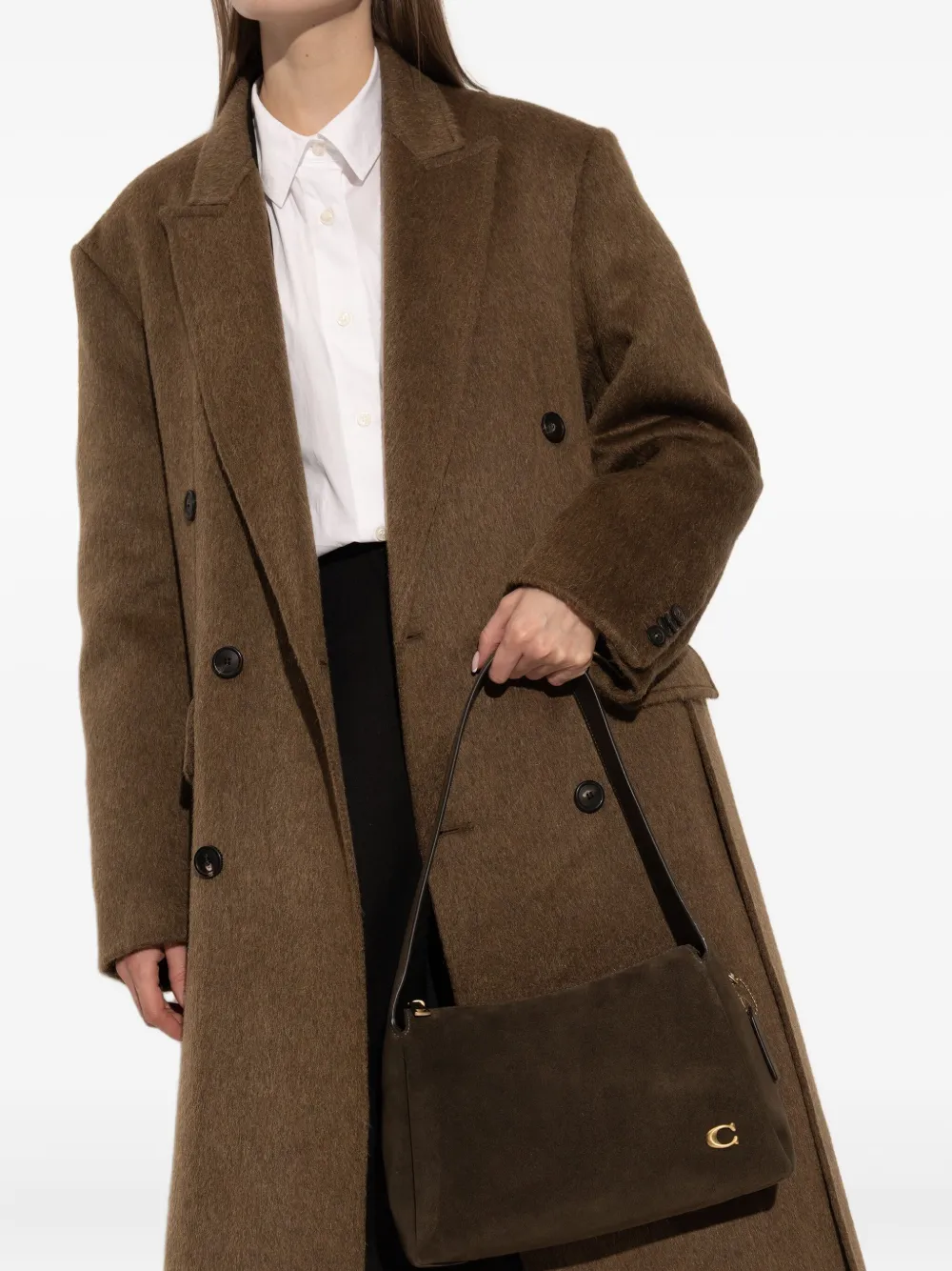 Coach Lola logo-plaque shoulder bag - Bruin