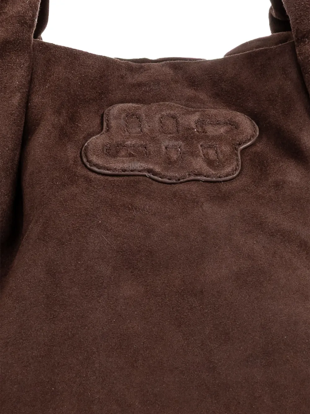 Munthe Lixia Ruched Tote Bag In Brown