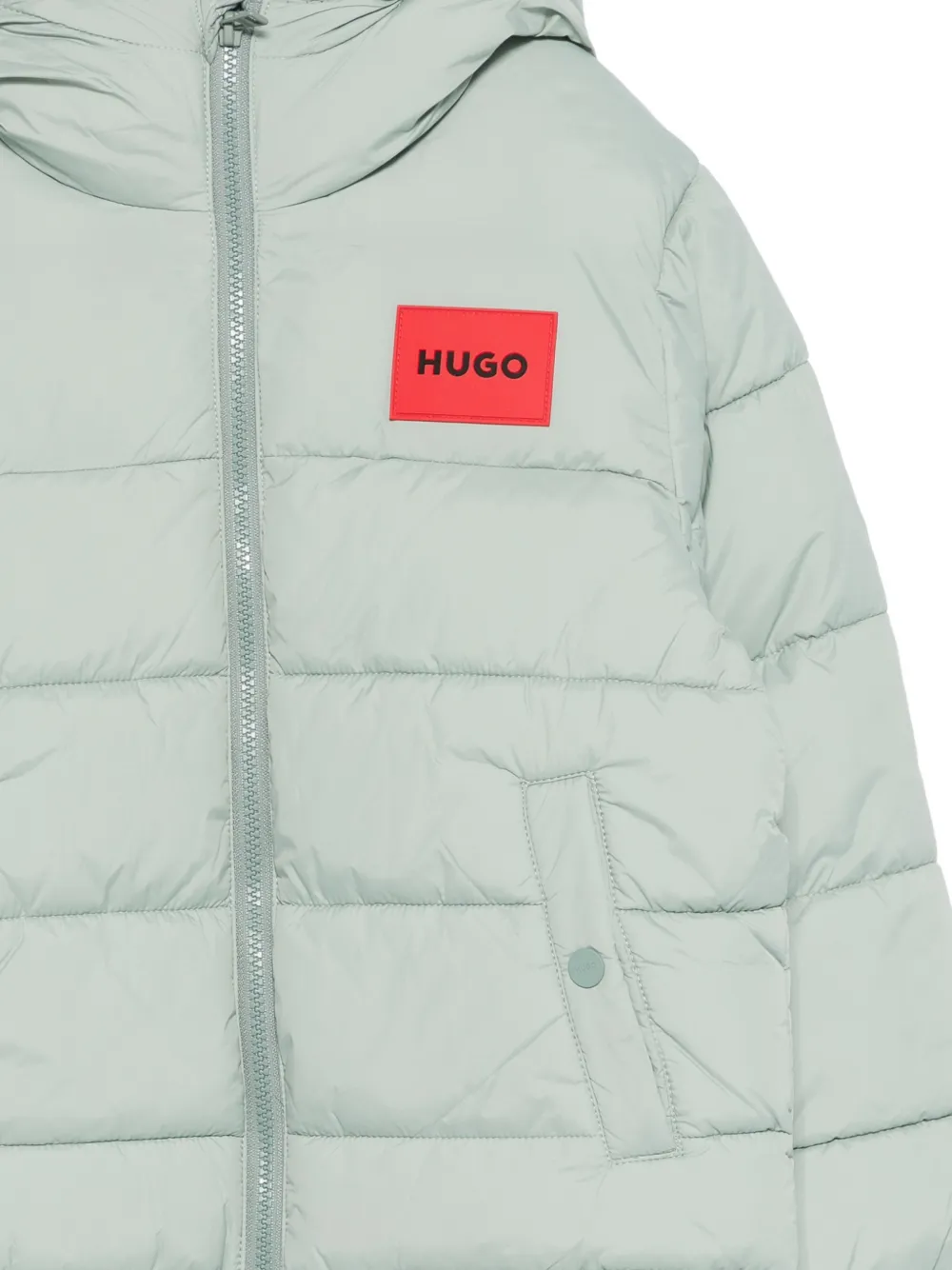 HUGO KIDS Jack met capuchon Groen