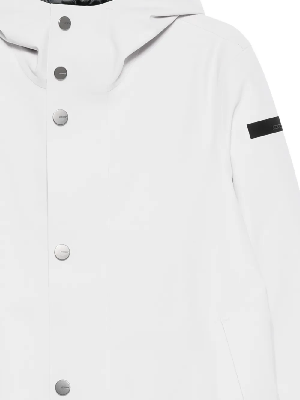 RRD Gewatteerde jas met logodetail Grijs