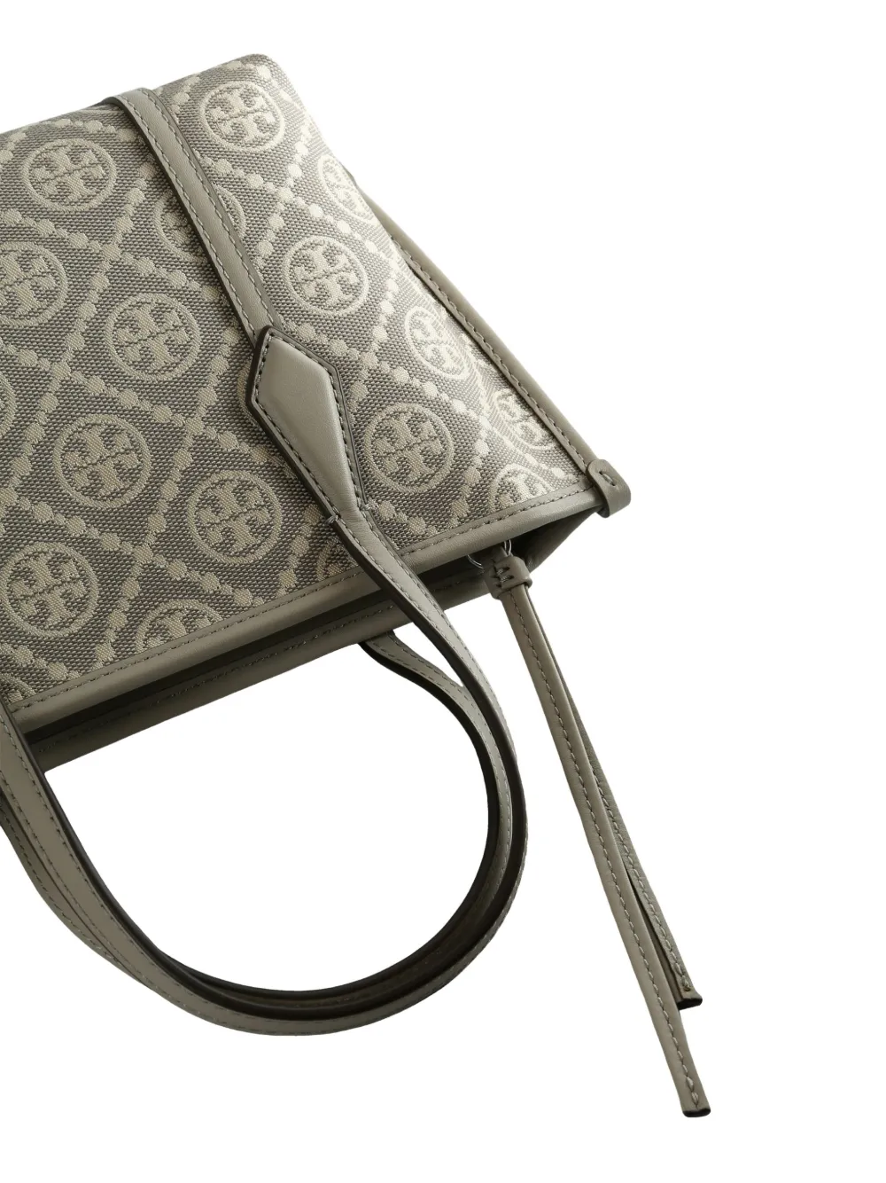 Tory Burch Shopper met handgreep en patroon Grijs