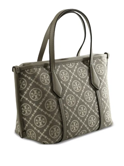 Tory Burch patterned handle tote bag