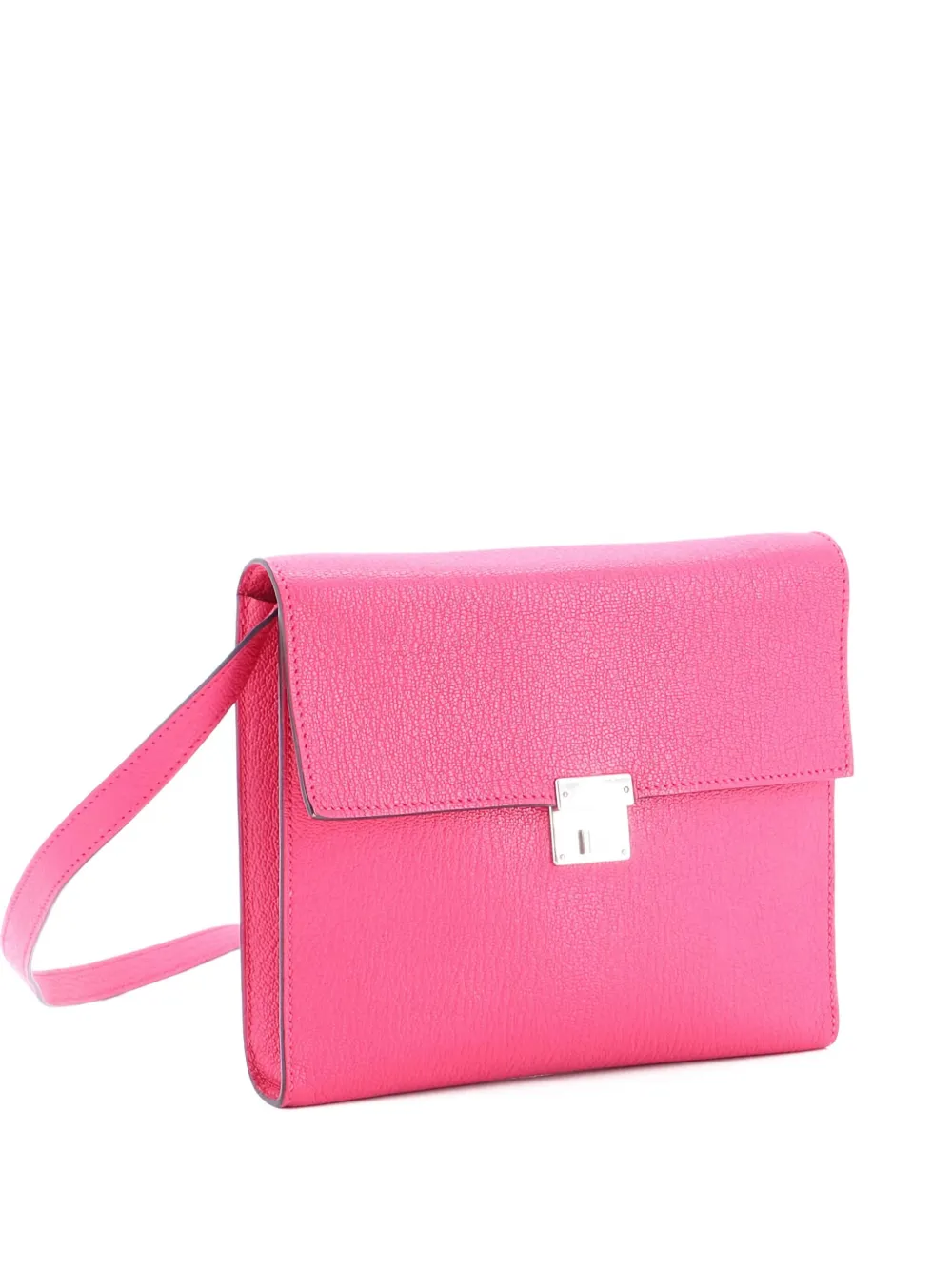 Pre-owned Hermes Clic Wallet On Strap Chevre Mysore 16 Shoulder Bag