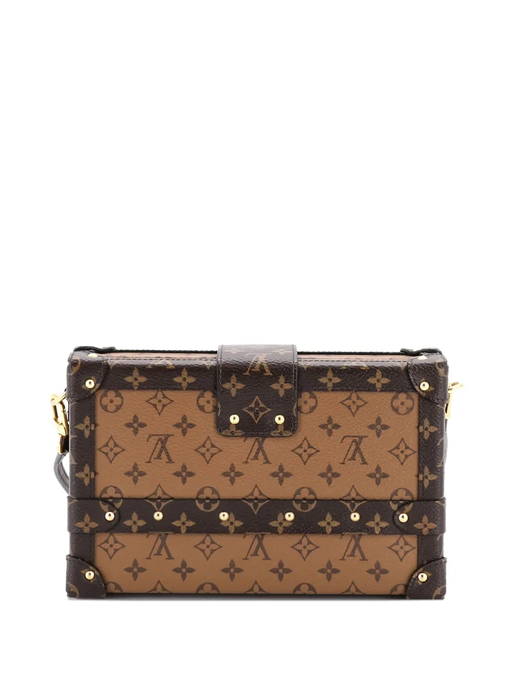 Louis Vuitton Pre-Owned Petite Malle Handbag Reverse Monogram Canvas clutch bag | Pre-Owned | Image 2
