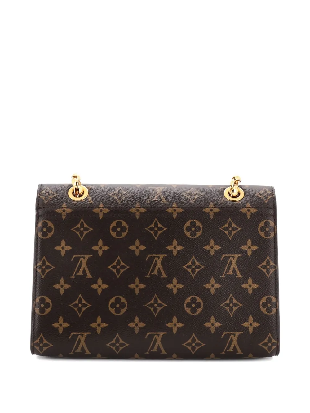 Pre-owned Louis Vuitton Victoire Handbag Monogram Canvas And Leather Shoulder Bag