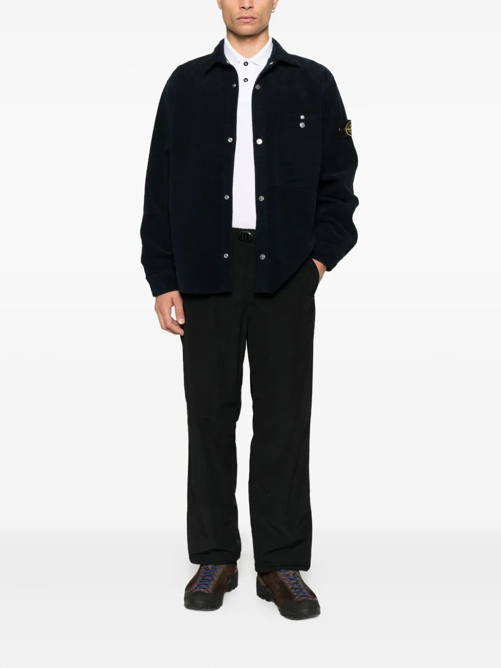 Stone Island Overhemd met zak - Blauw