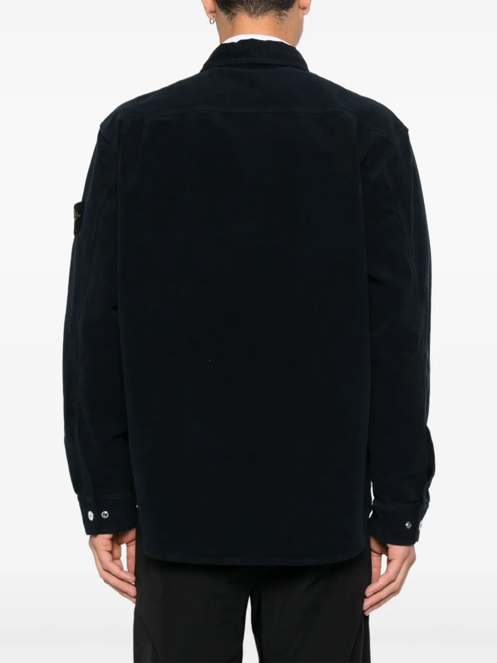 Stone Island Overhemd met zak Blauw