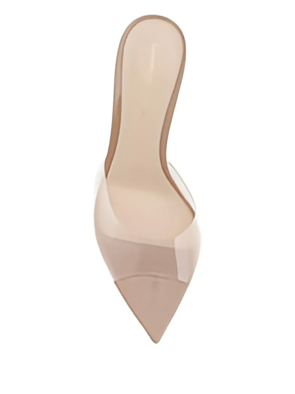 Gianvito Rossi 55 mm Elle sandalen met puntige neus en hak Beige
