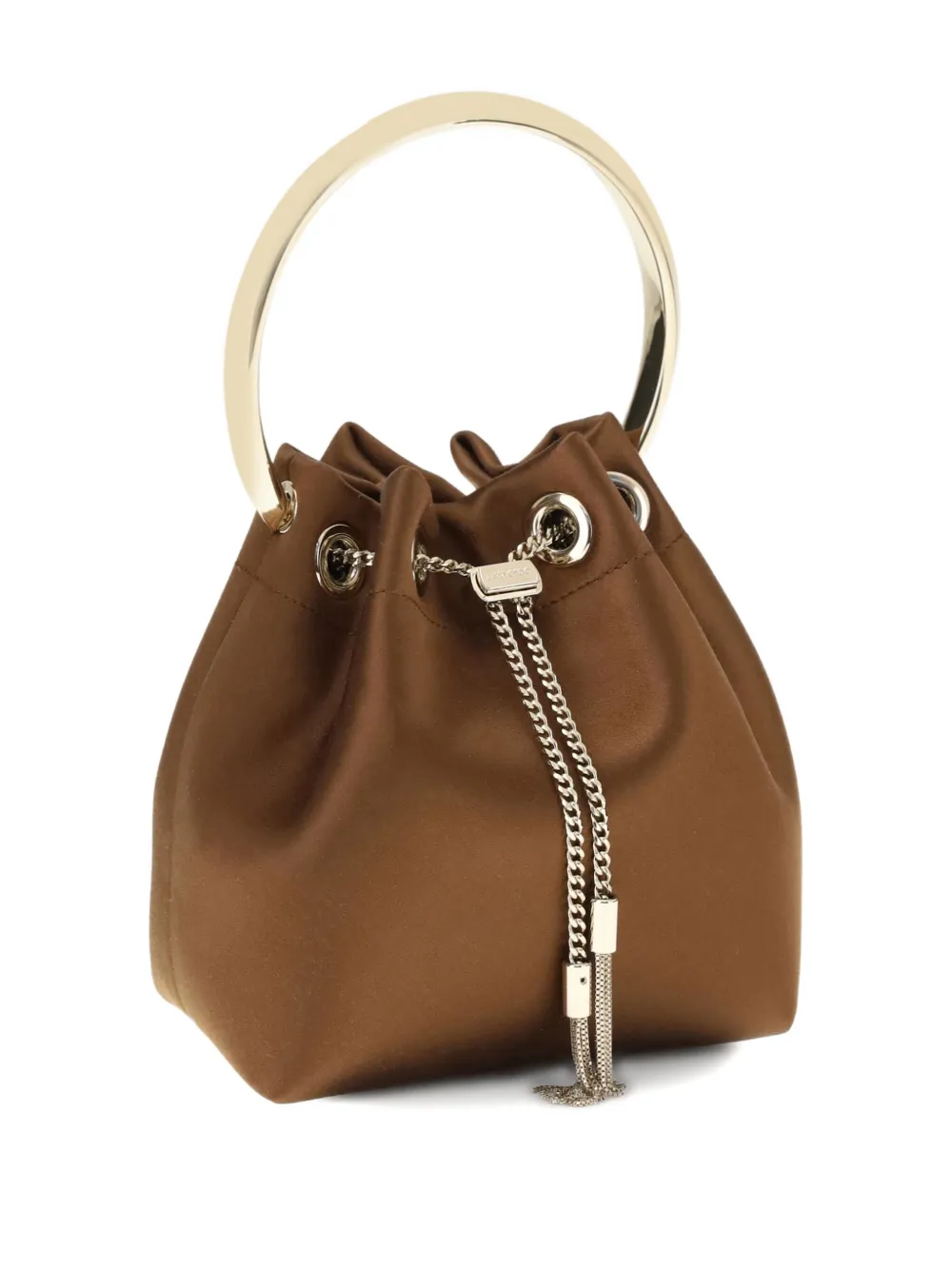 Jimmy Choo Bon bucket-tas met handvat met ring Bruin