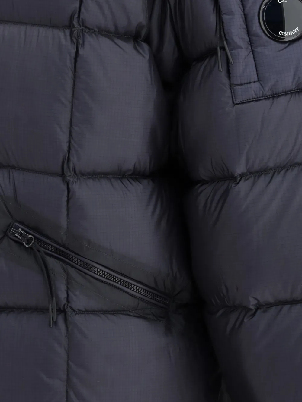 C.p. Company C. P. Company Hooded Down Jacket In Blue