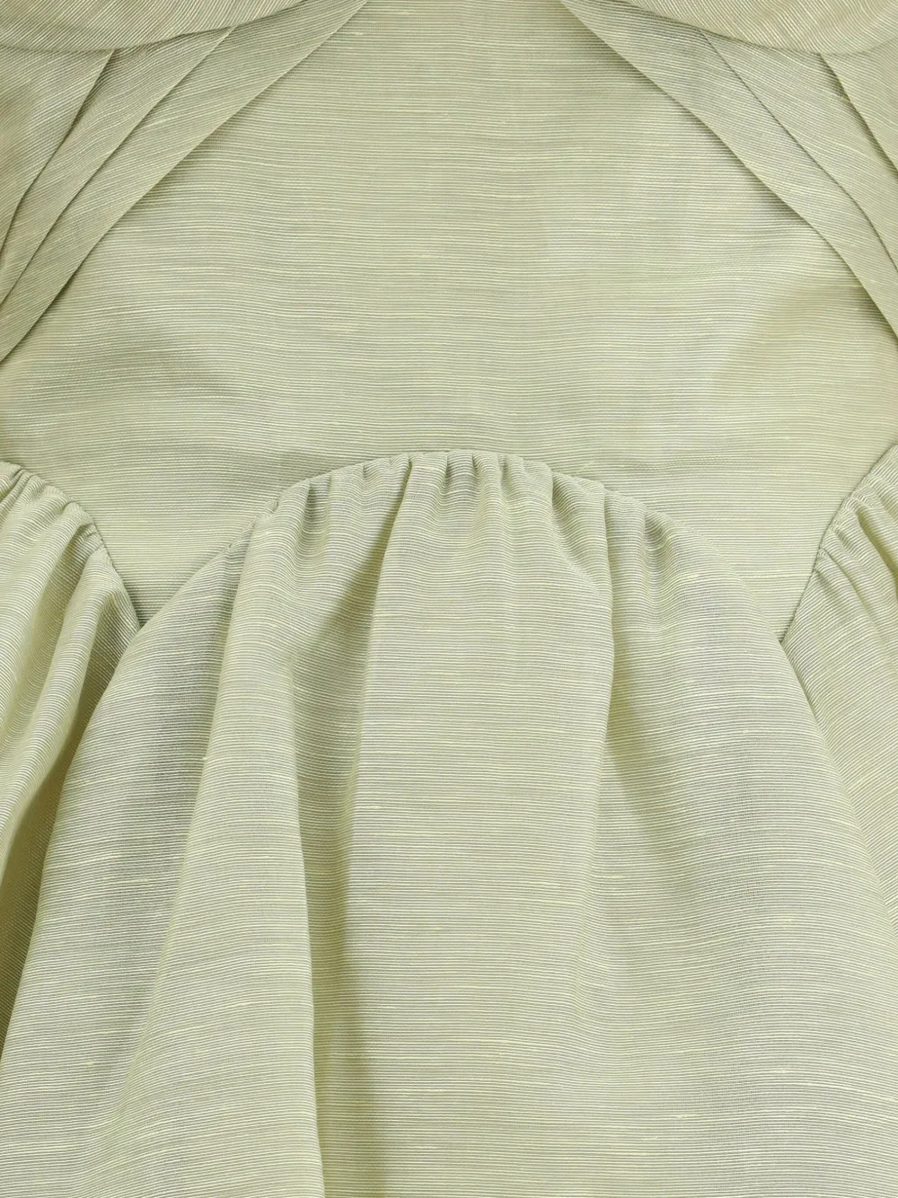 Zimmermann Rebellion Linen And Silk Organza Minidress In Animal Print