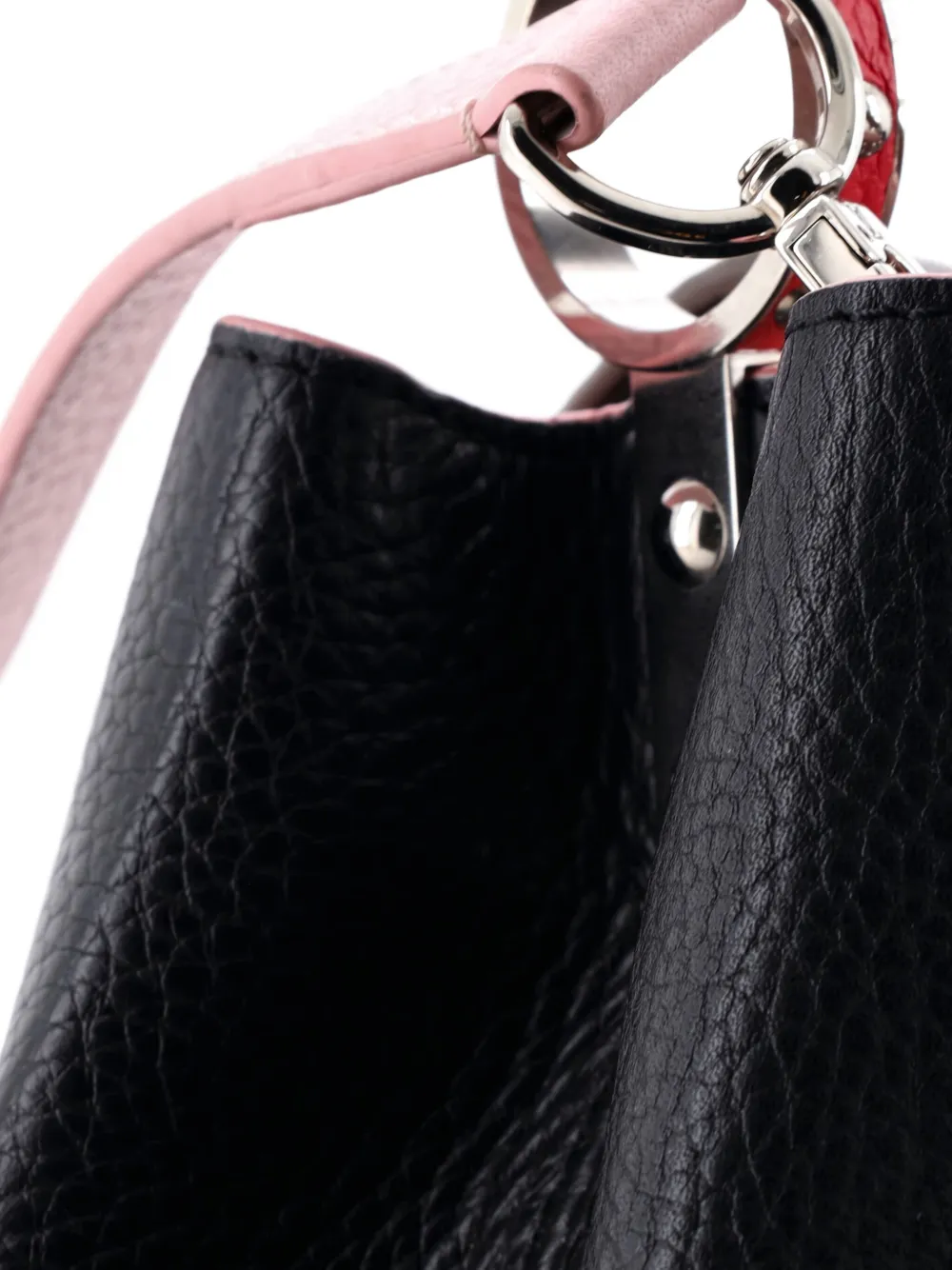 Pre-owned Louis Vuitton Capucines Bag Leather Bb Satchel