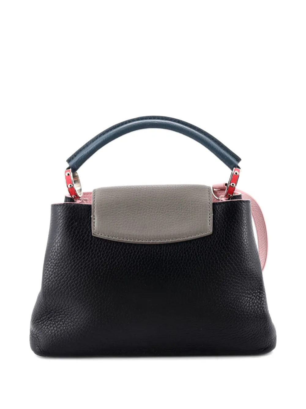 Pre-owned Louis Vuitton Capucines Bag Leather Bb Satchel