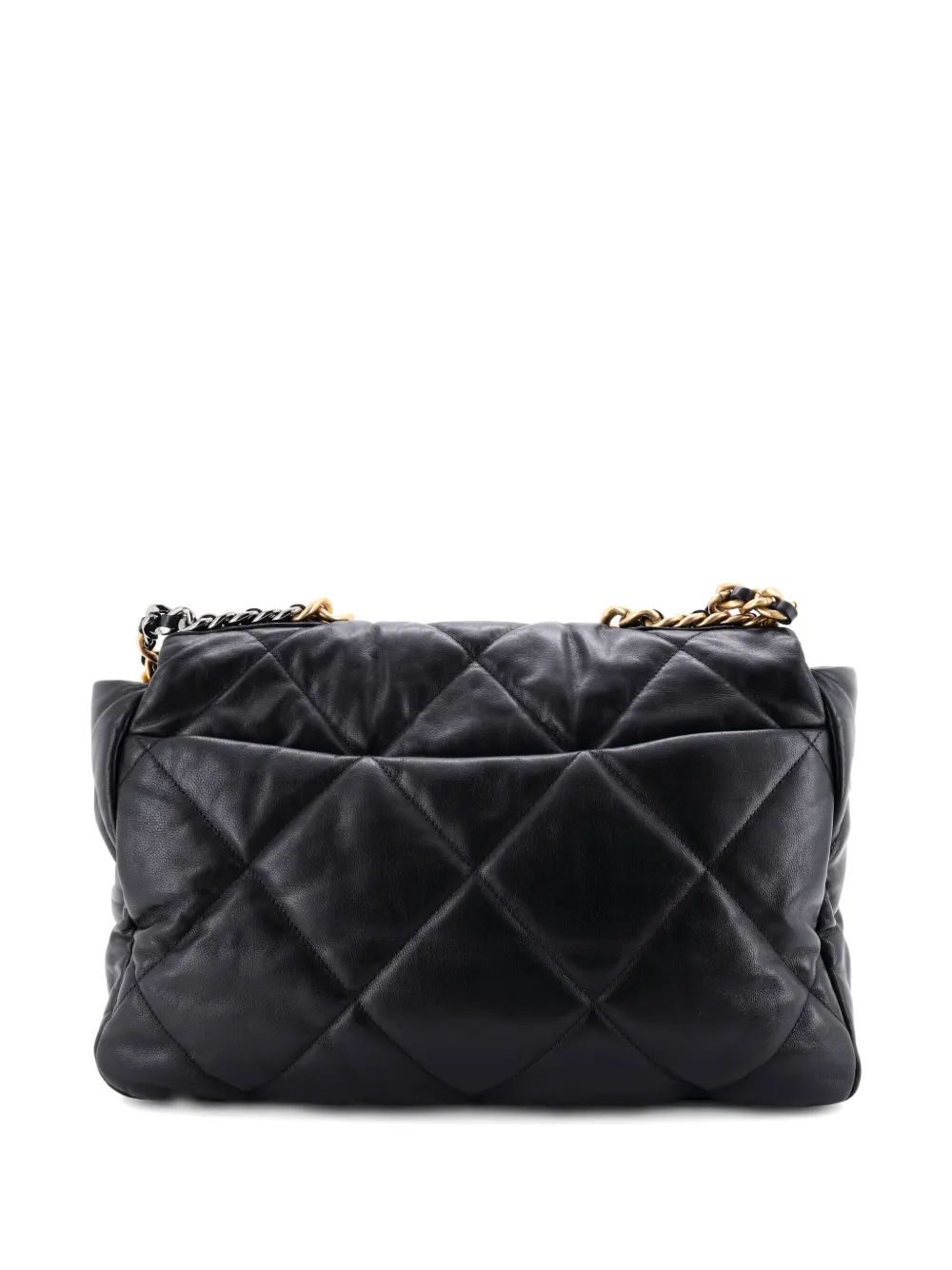 Pre-owned Chanel 19 Flap Bag Quilted Leather Maxi Crossbody Bag