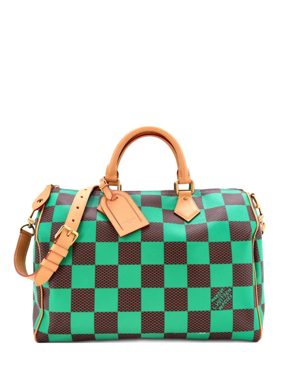 Louis Vuitton Pre-Owned Speedy Bandouliere Bag Damier Pop 40 satchel -