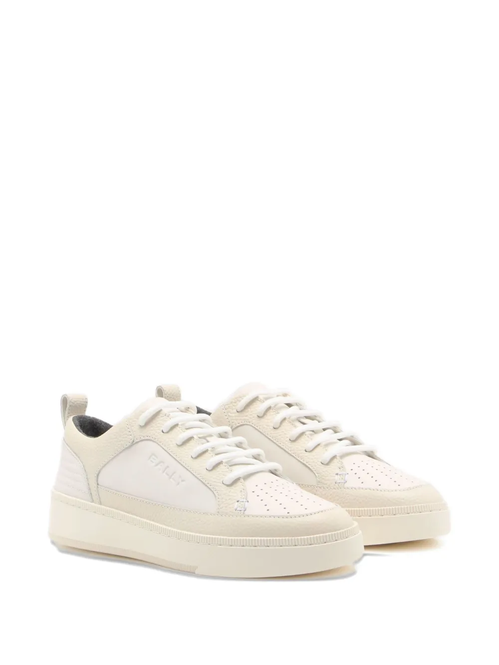 Bally Raise sneakers van bewerkt leer - Beige