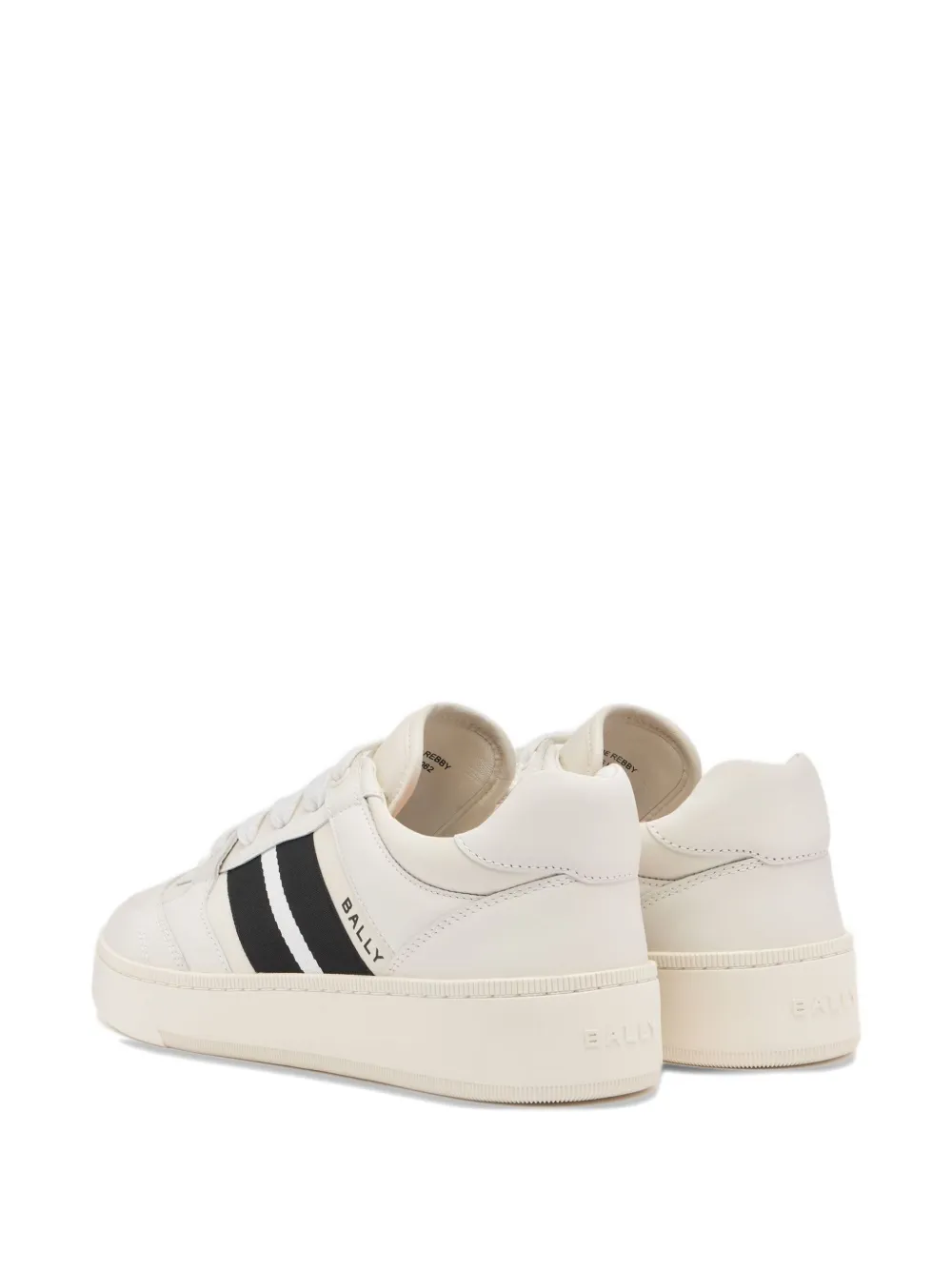 Bally Gewatteerde leren sneakers Beige