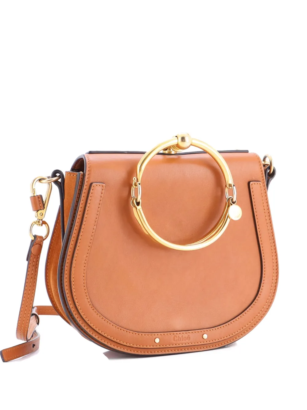 Chloé Pre-Owned Nile Leather Medium crossbody bag - ブラウン Chloé Pre-Owned Nile Leather Medium crossbody bag - ブラウン