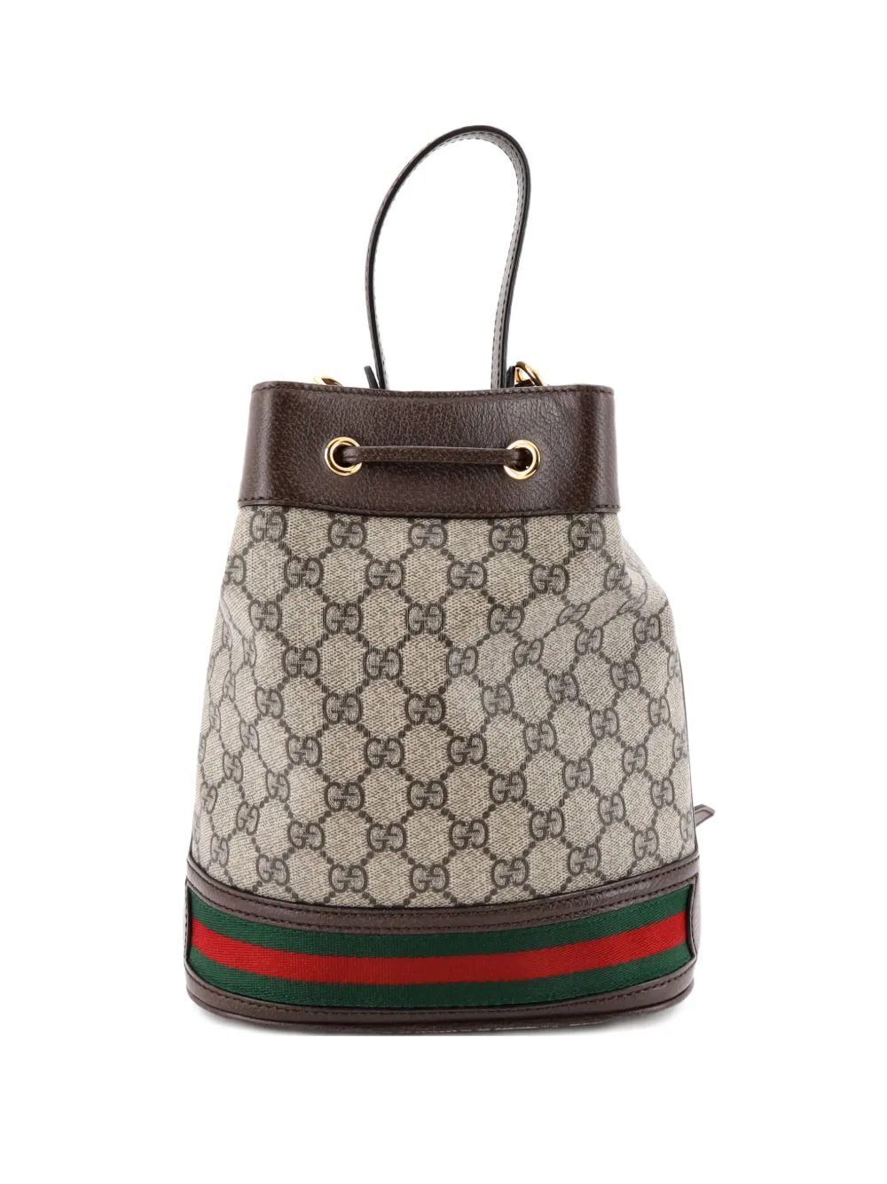 Gucci Pre-Owned Ophidia GG Coated Canvas Small bucket bag - ニュートラル Gucci Pre-Owned Ophidia GG Coated Canvas Small bucket bag - ニュートラル