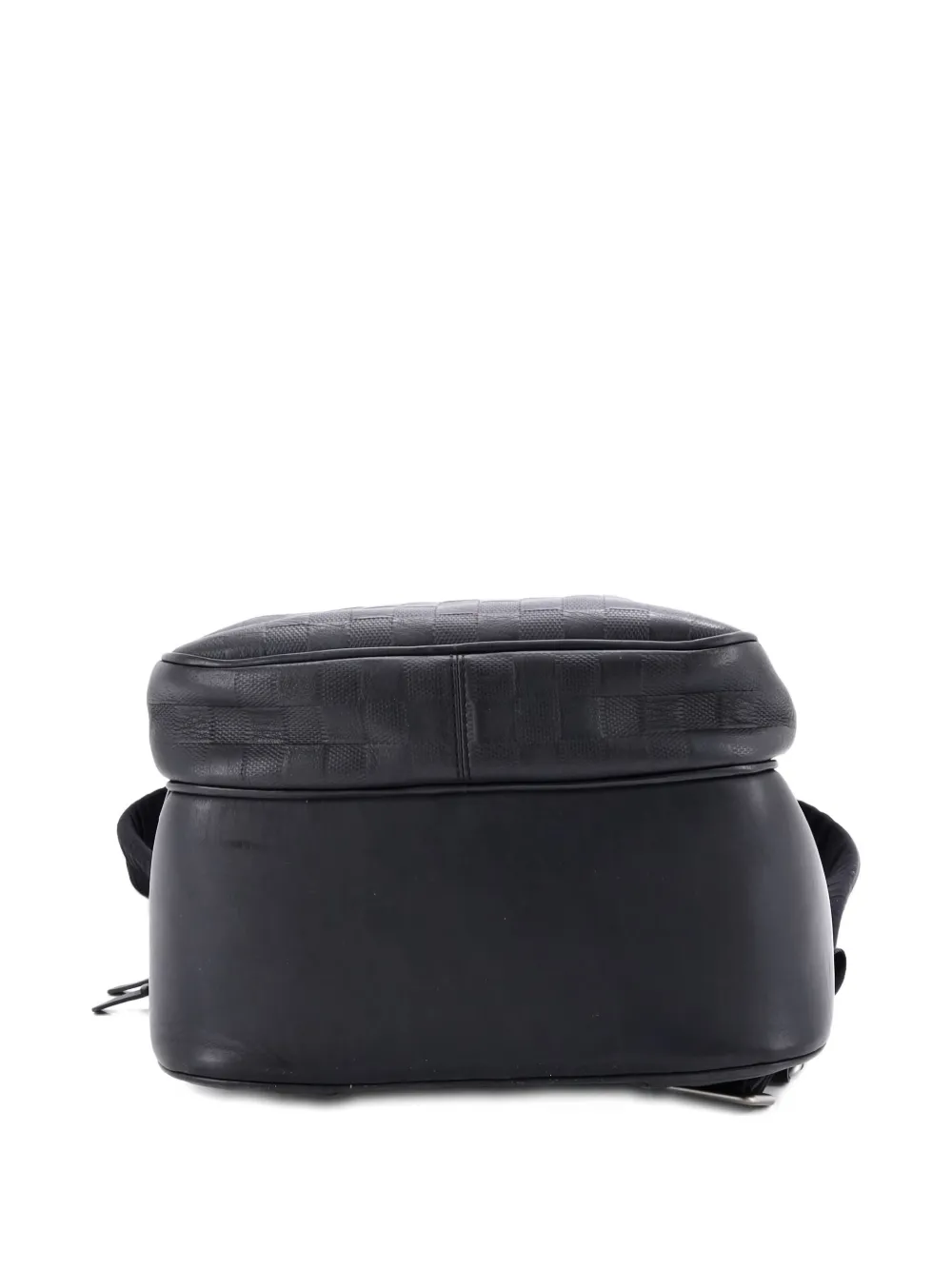 Pre-owned Louis Vuitton Michael Nm Damier Infini Leather Backpack In Black