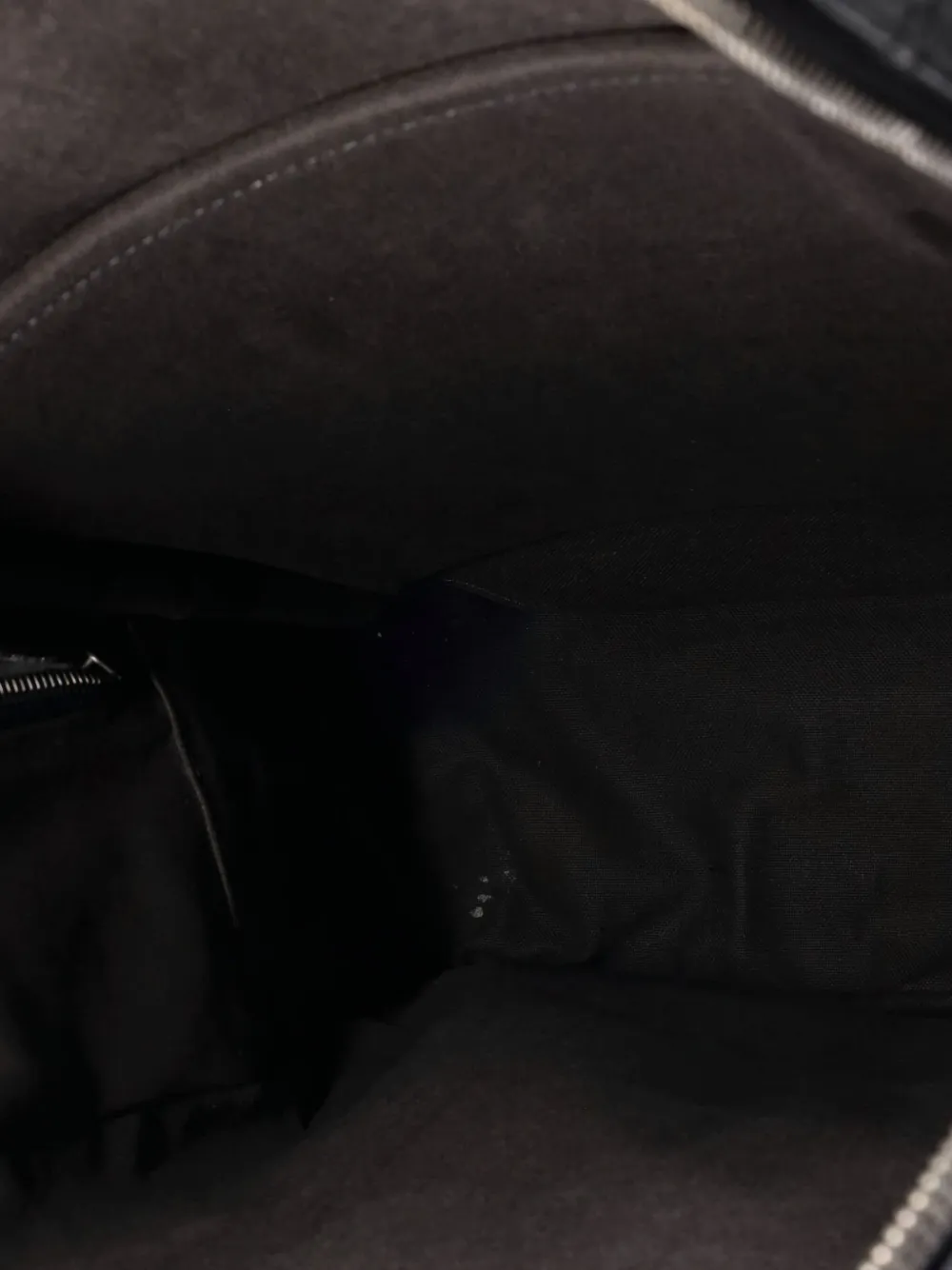 Pre-owned Louis Vuitton Michael Nm Damier Infini Leather Backpack In Black