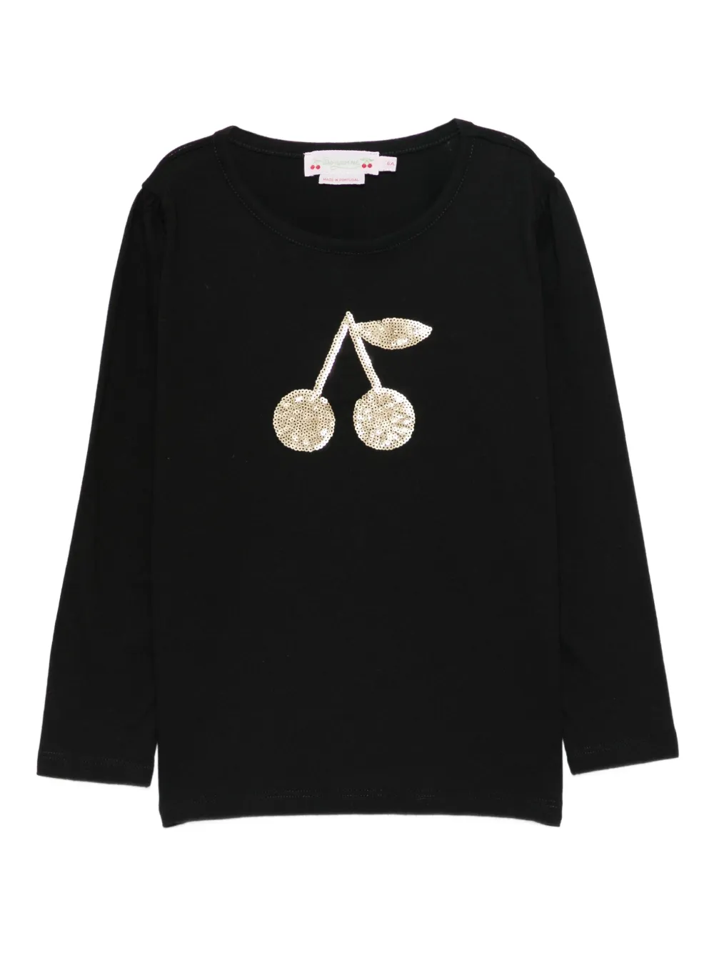 Bonpoint cherry-detail top | Black | Image 1